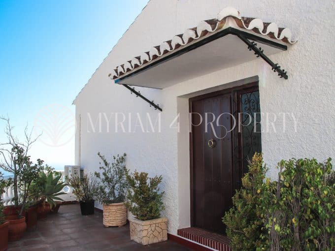 Villa for sale in Mijas Pueblo with panoramic sea views