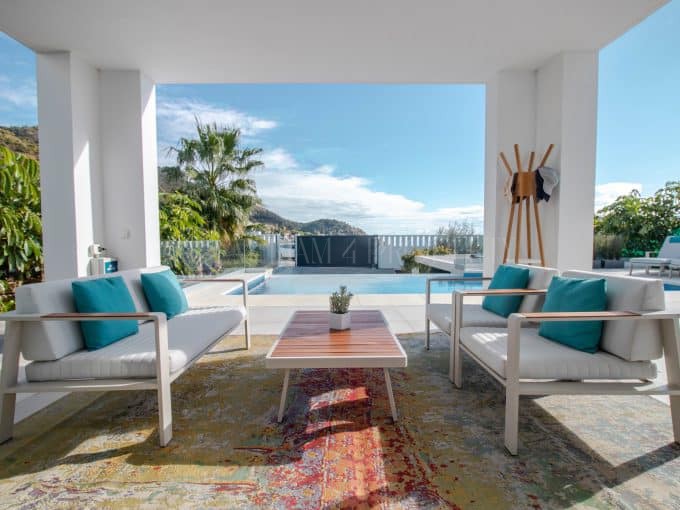 Luxe villa in Mijas met zeezicht