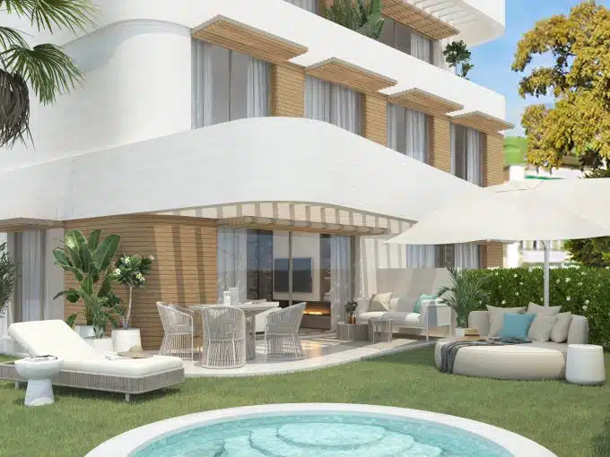 Luxe unieke eerste strand lijn woningen in Málaga centrum